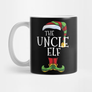 uncle Elf Family Christmas Matching Holiday Funny Pajama Mug